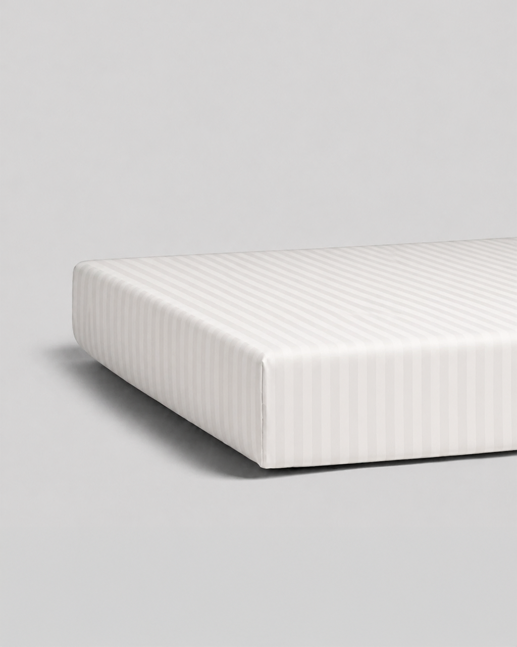 Satin/Cotton Striped Bedsheet