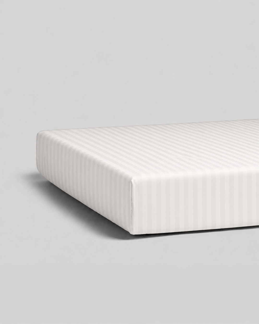 Satin/Cotton Striped Bedsheet