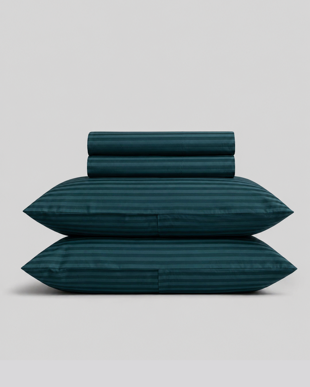 Satin/Cotton Striped Bedsheet