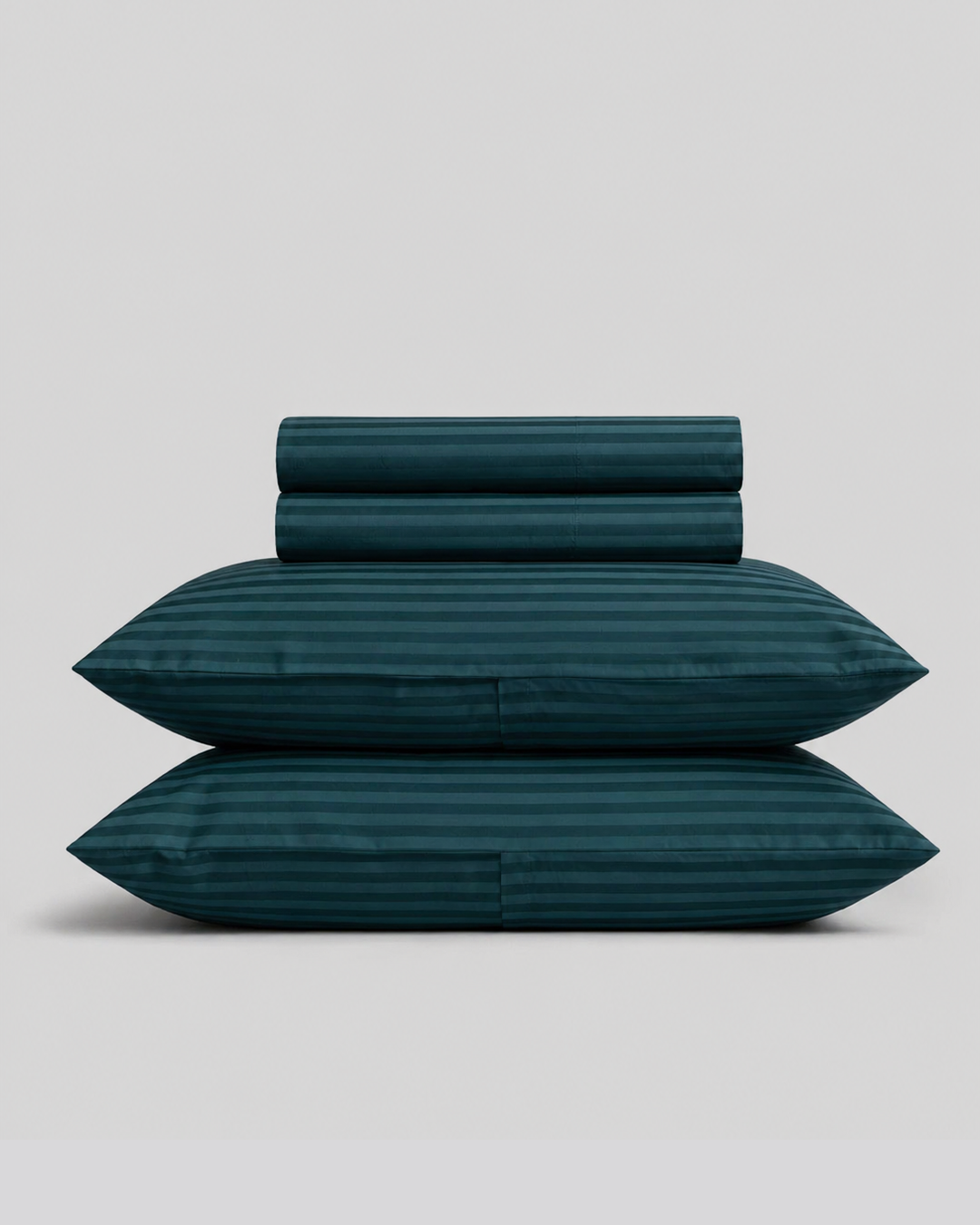 Satin/Cotton Striped Bedsheet