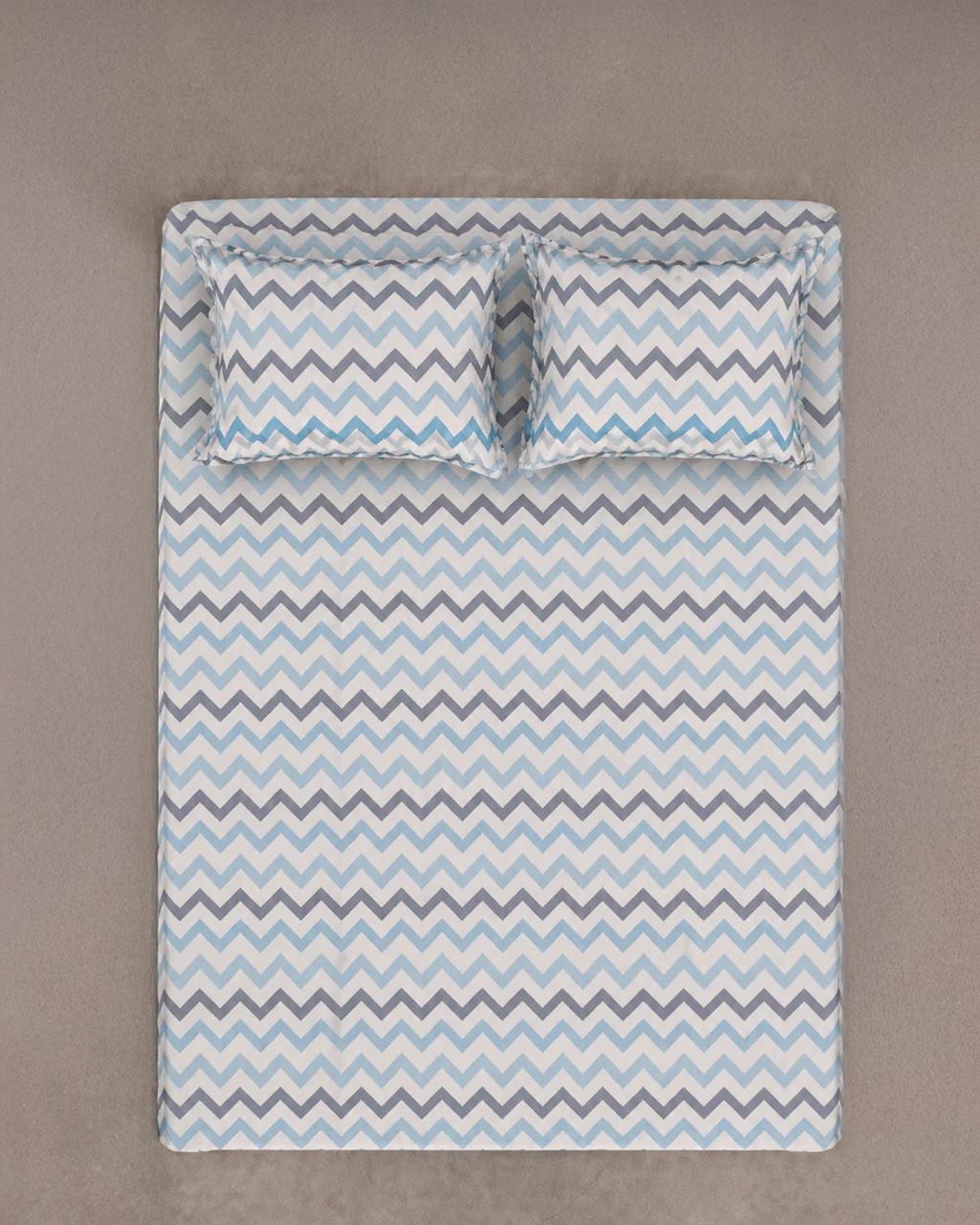 Urban Zigzag Cotton Bedsheet