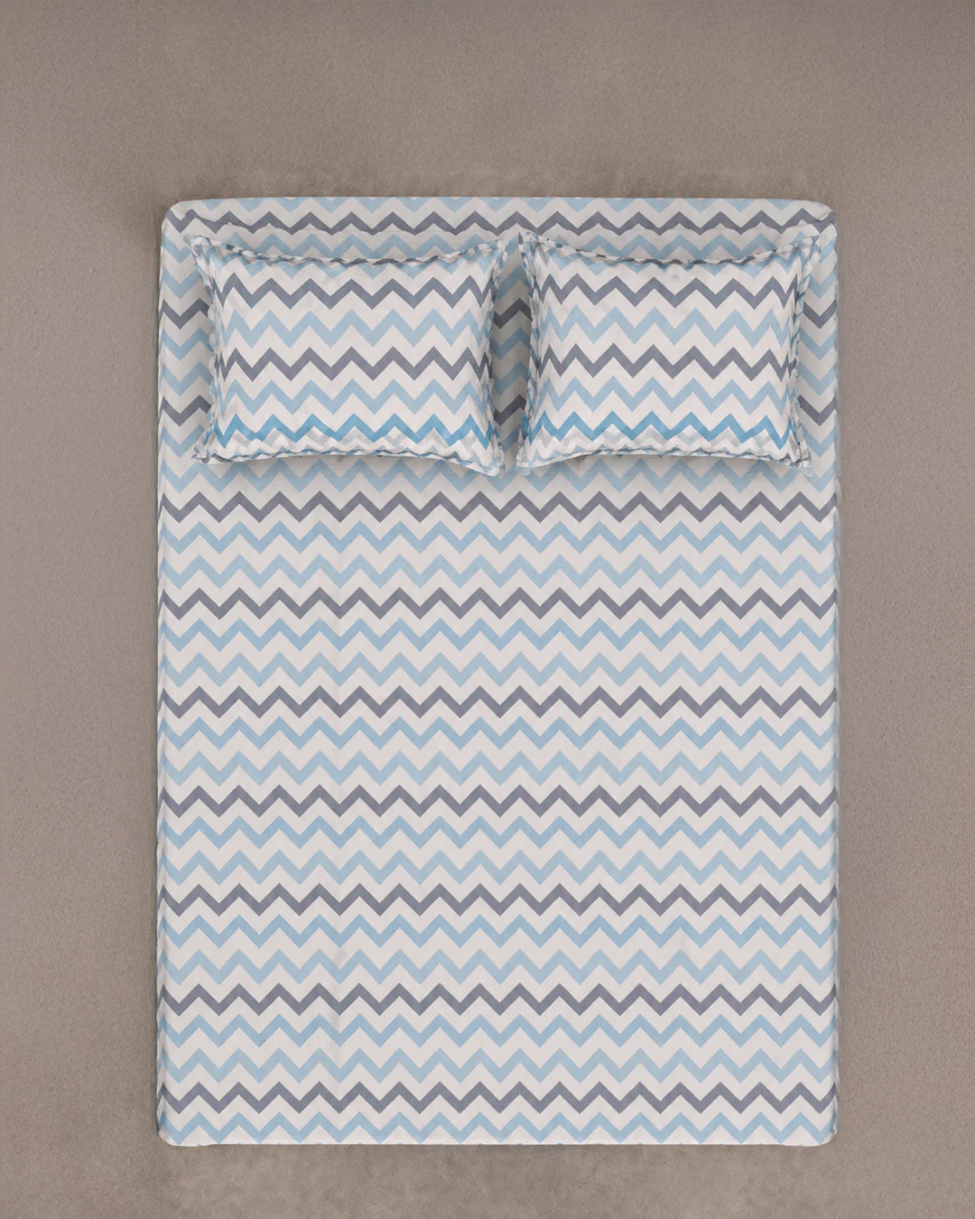 Urban Zigzag Cotton Bedsheet