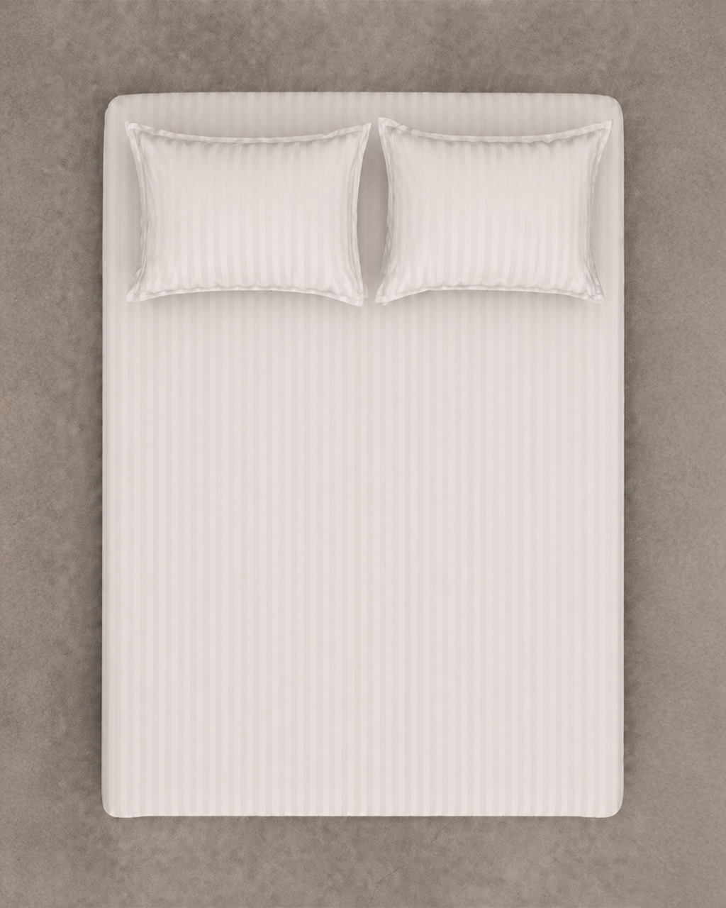 Satin/Cotton Striped Bedsheet