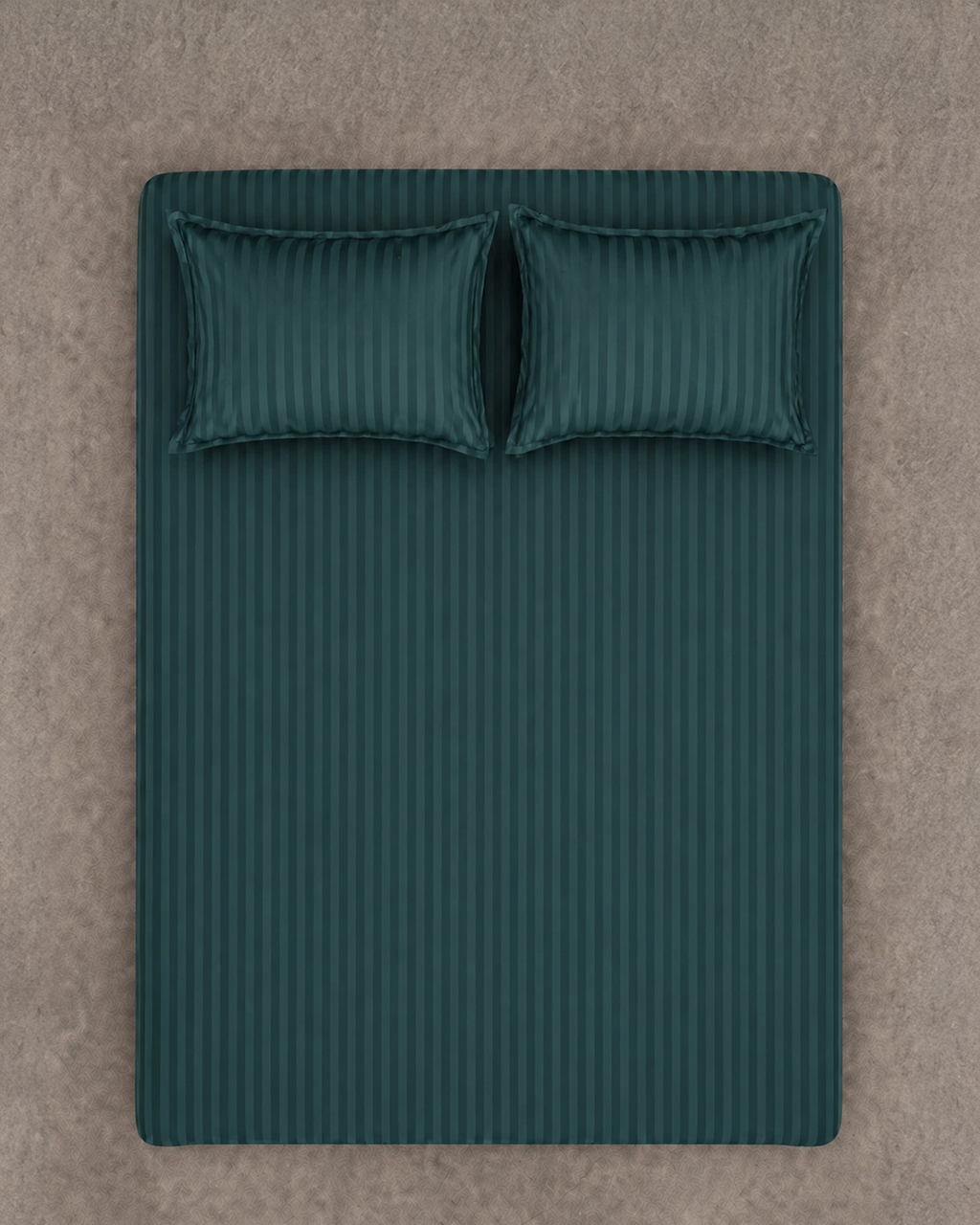 Satin/Cotton Striped Bedsheet